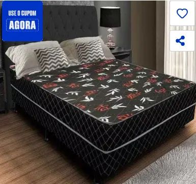 Cama Box Casal Conjugado Espuma NOVA - Foto 3