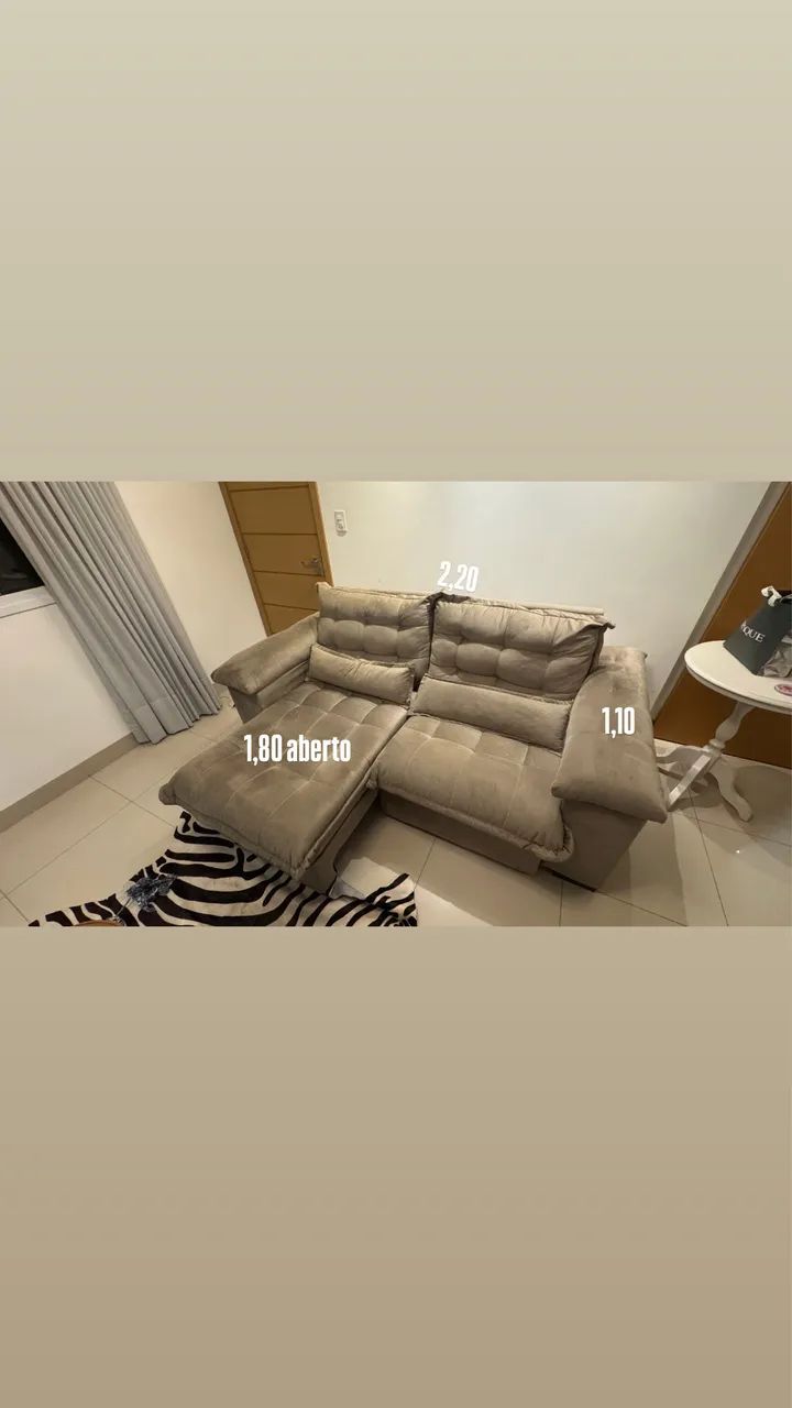 Sofá 2 lugares 