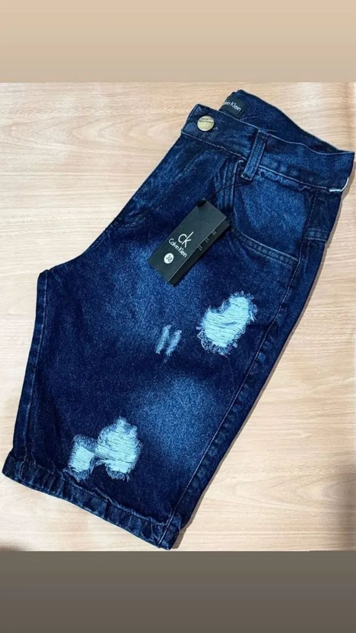 Bermuda jeans masculina  - Foto 5
