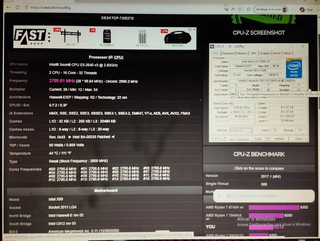 PC SERVIDOR X99 DUAL XEON 32GB RAM - Foto 3