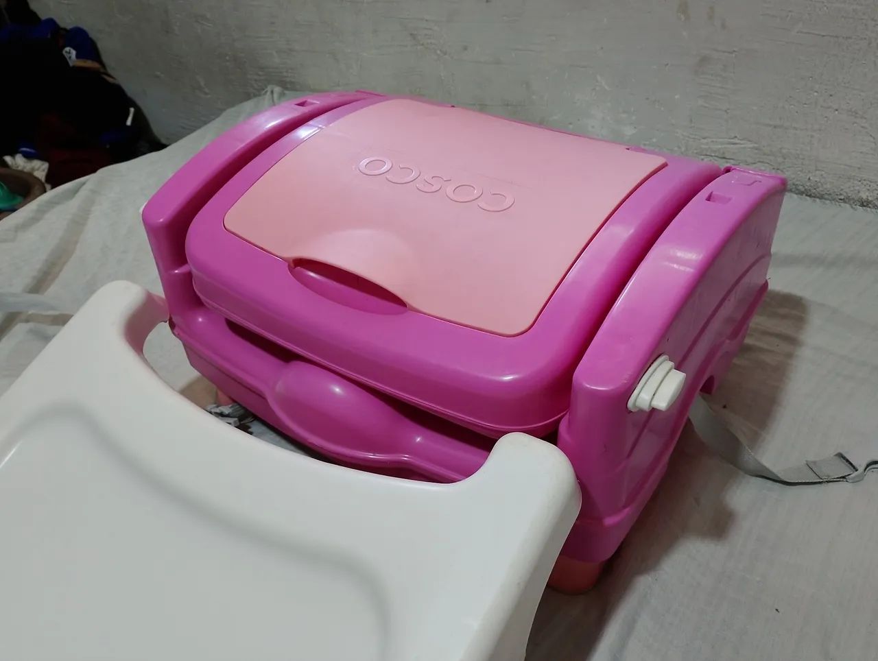 CADEIRA DE ALIMENTAÇÃO COSCO ROSA - Foto 3