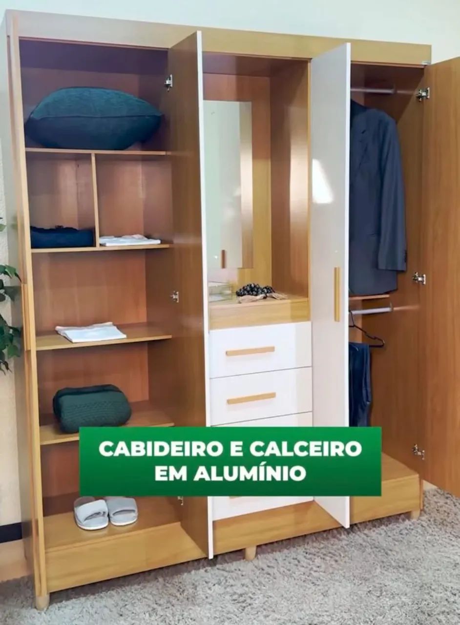 Guarda Roupa R$ 1.000,00 + TAXA DE ENTREGA  - Foto 4