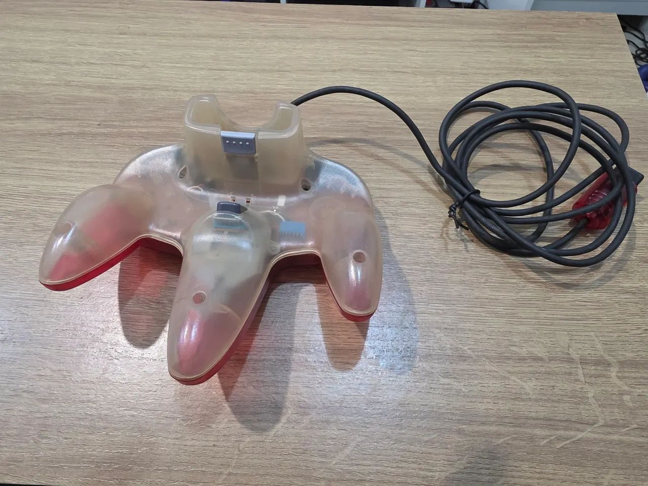 Controle Nintendo 64 Cereja Vermelho Analógico 100% - Peças e