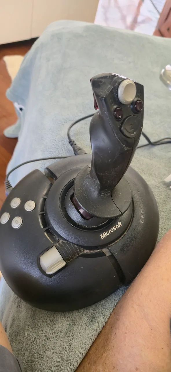 Microsoft force feedback 2 joystick - Foto 3
