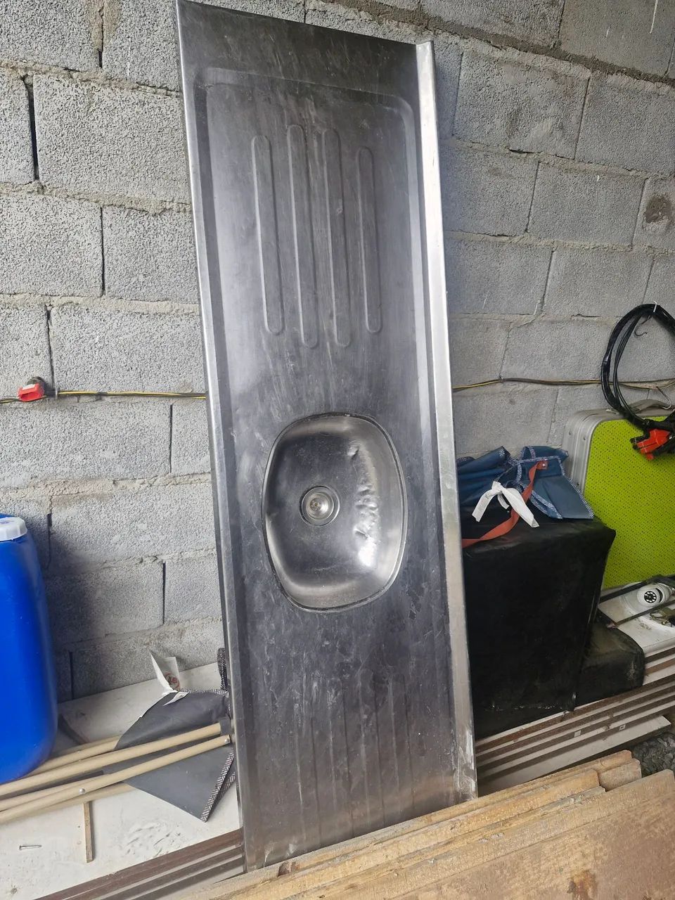 Pia Inox de 2 metros 