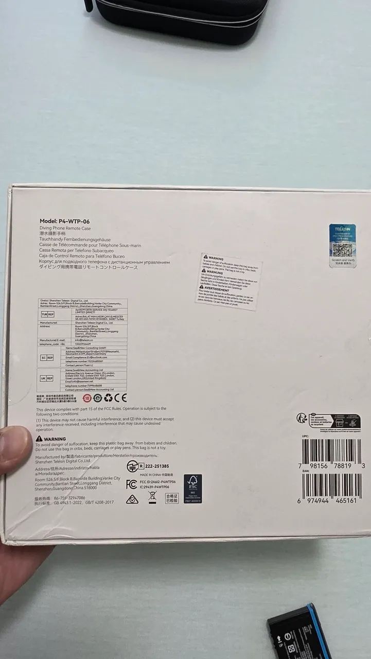 Case a prova d'água compatível com vários celulares - Foto 3