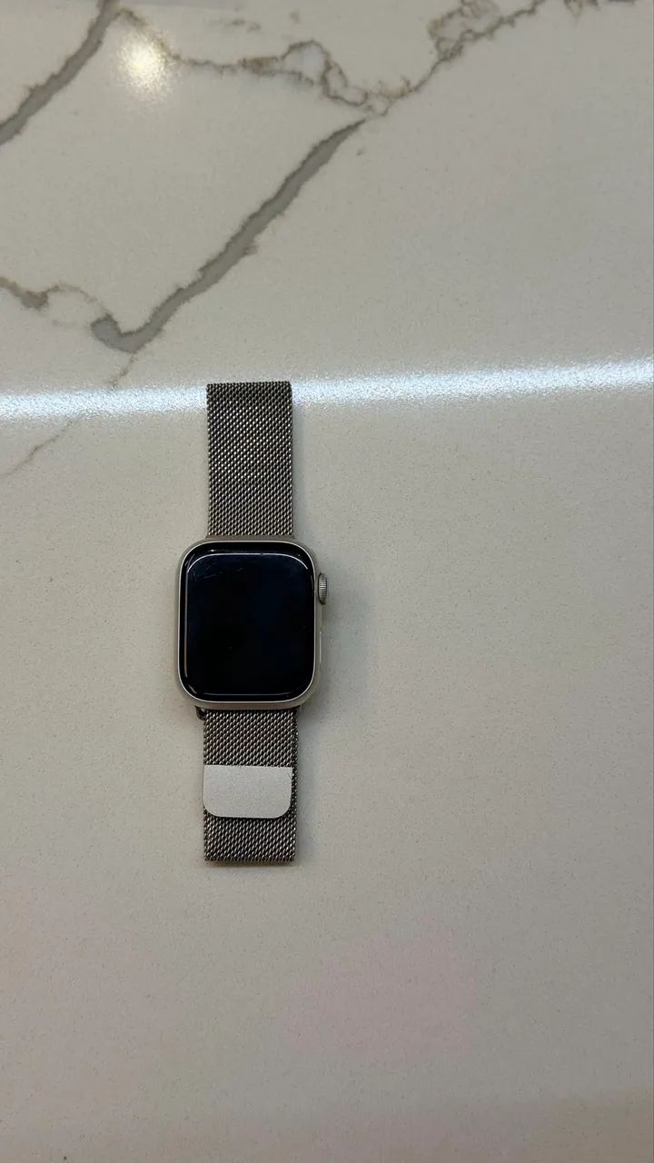 ? VENDO APPLE WATCH SERIES 7 - 41 MM - PRATA - Foto 2