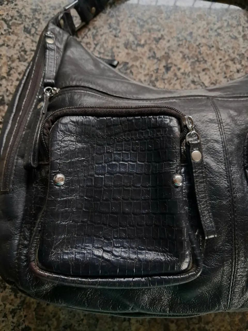Bolsa de Couro Legítimo de ombro - Foto 3
