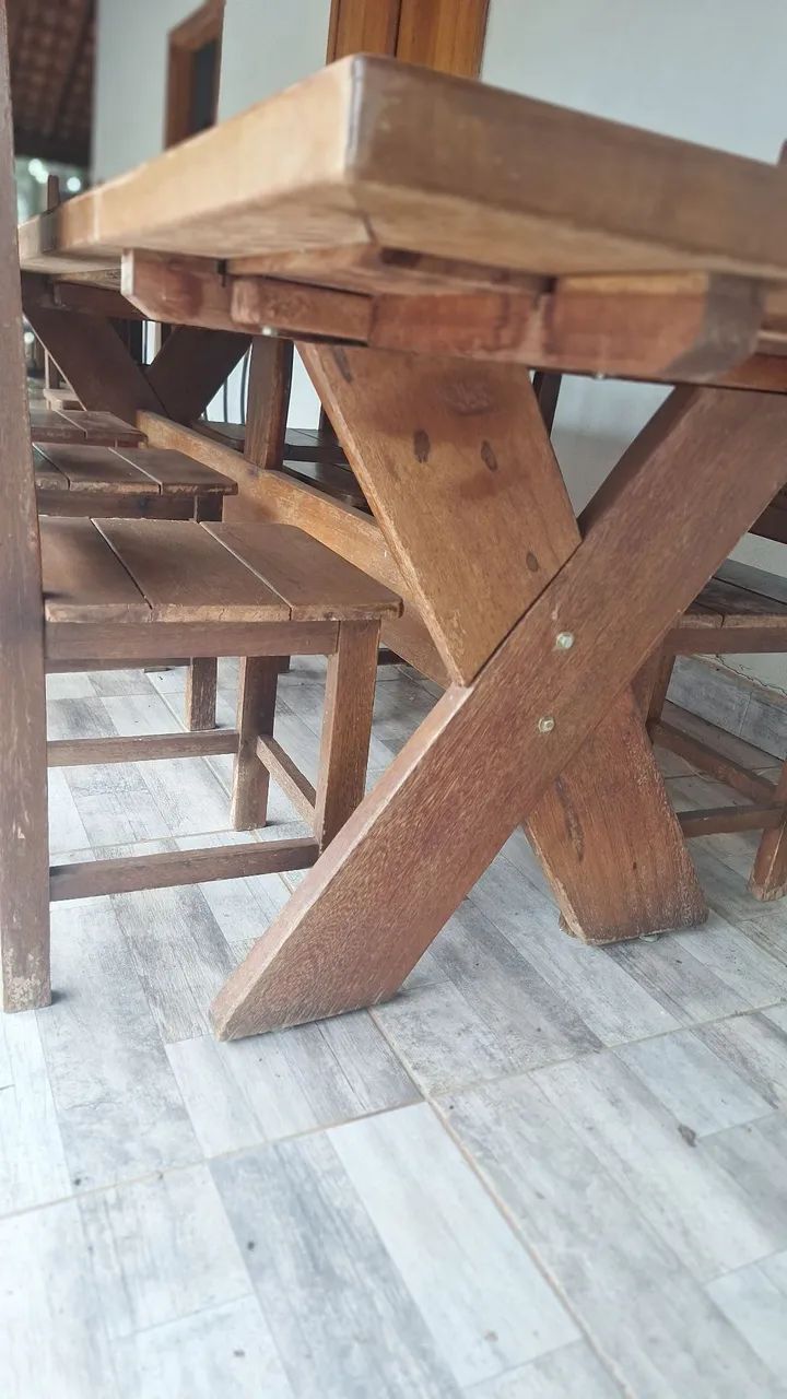 Mesa madeira maciça  - Foto 3