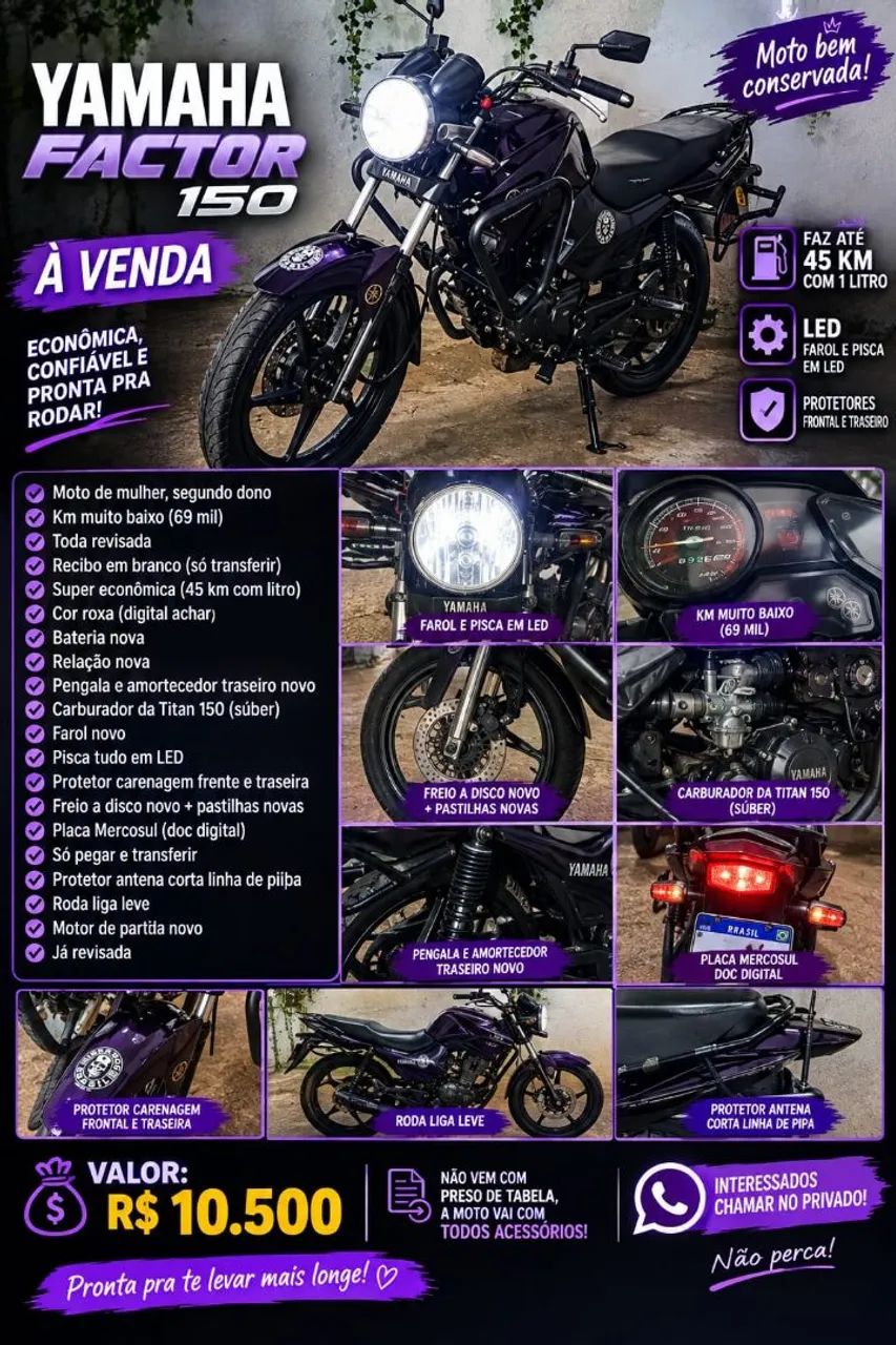 Factor Ed 125 completa gasolina  - Foto 2