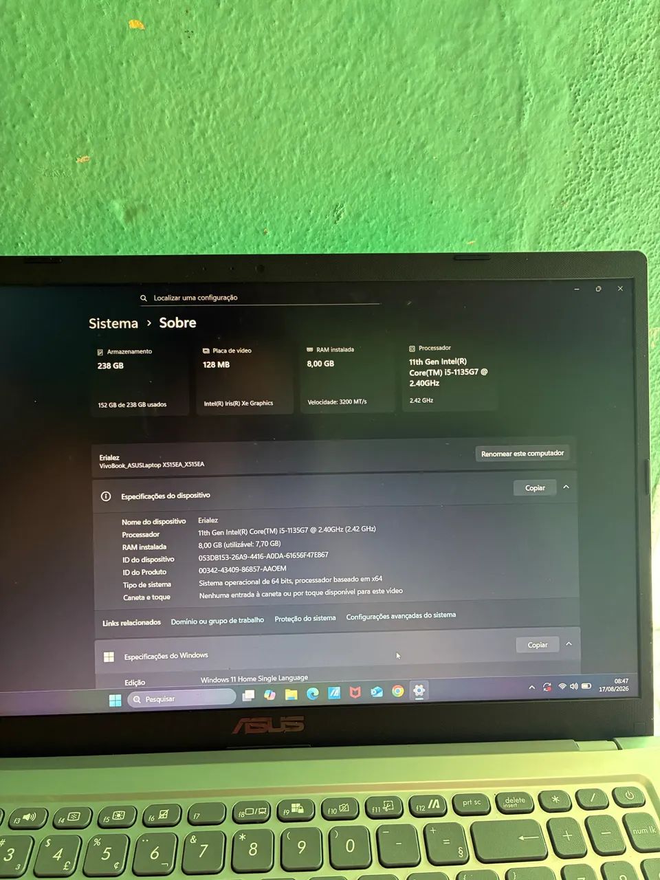 ASUS VivoBook i5 11ª Geração - Foto 5