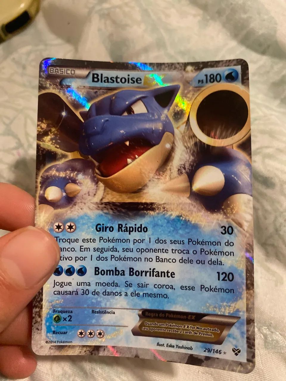 Carta Pokémon blastoise