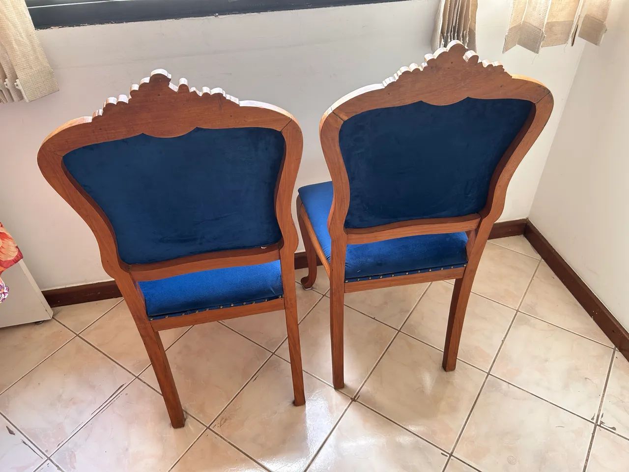 Par de Cadeiras de madeira antiga Luiz XV - Foto 3