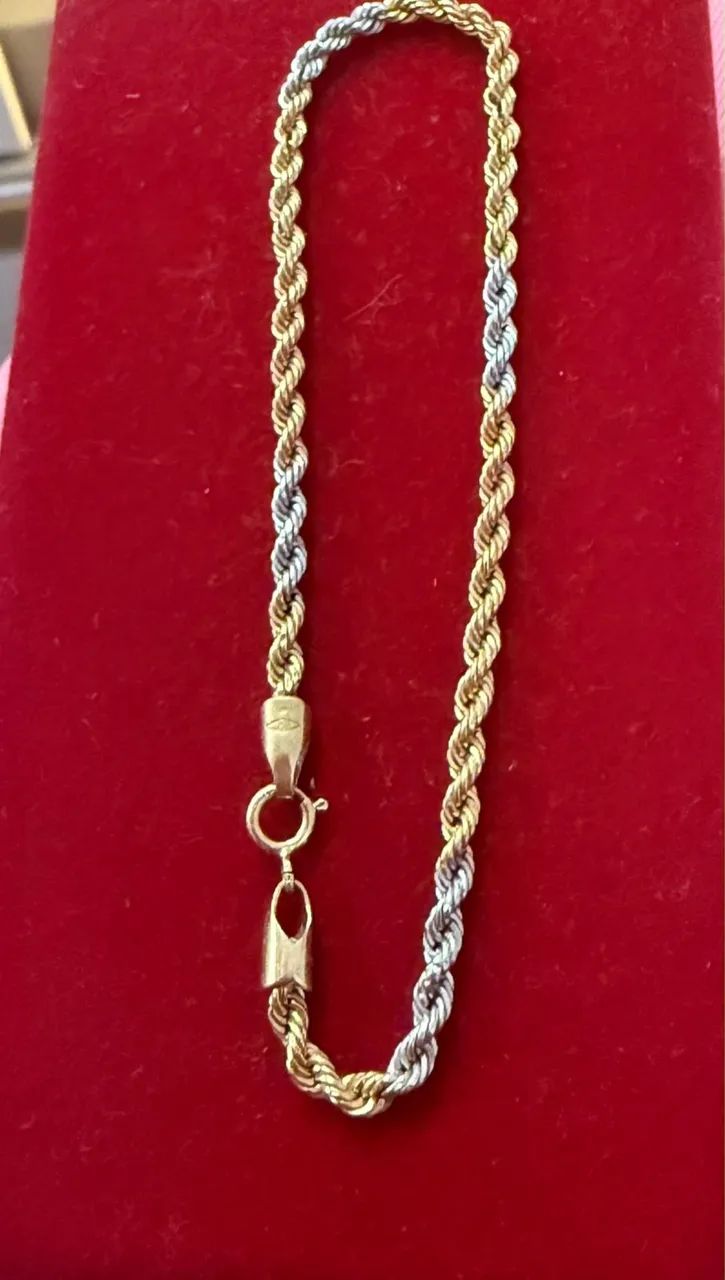 Pulseira de ouro 18.k