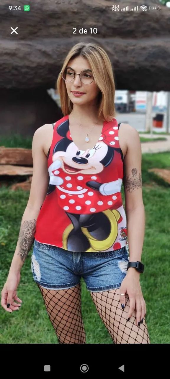 Camisetas feminina e masculinas  - Foto 4