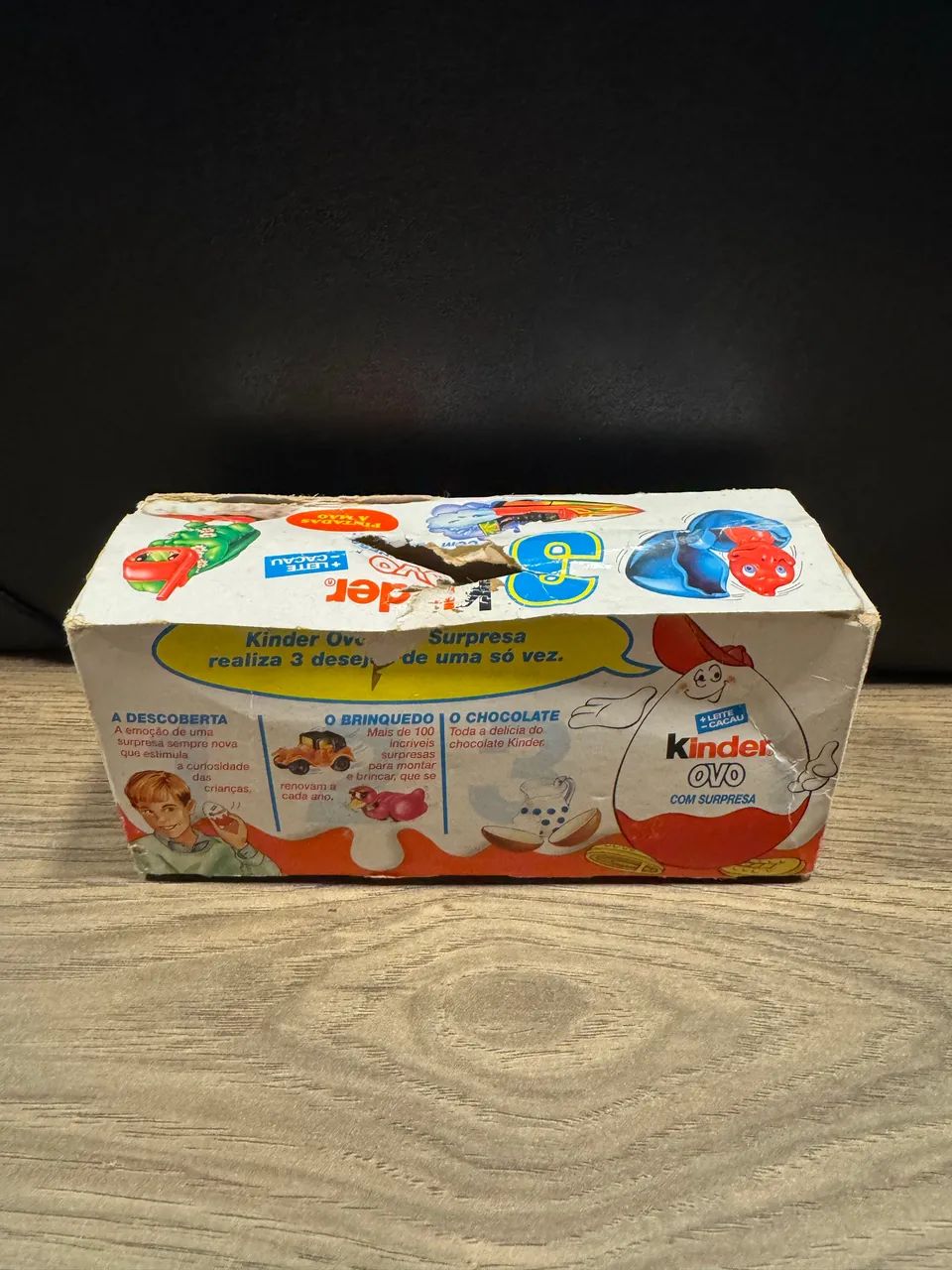 Caixa kinder ovo tartaruga tartalegres 1997 - Foto 2