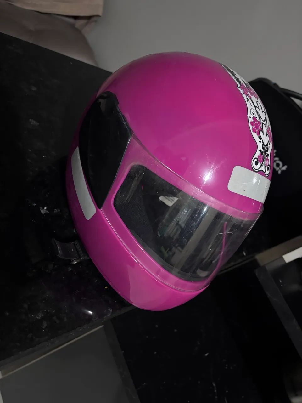 Capacete Rosa R$130,00 - Foto 5