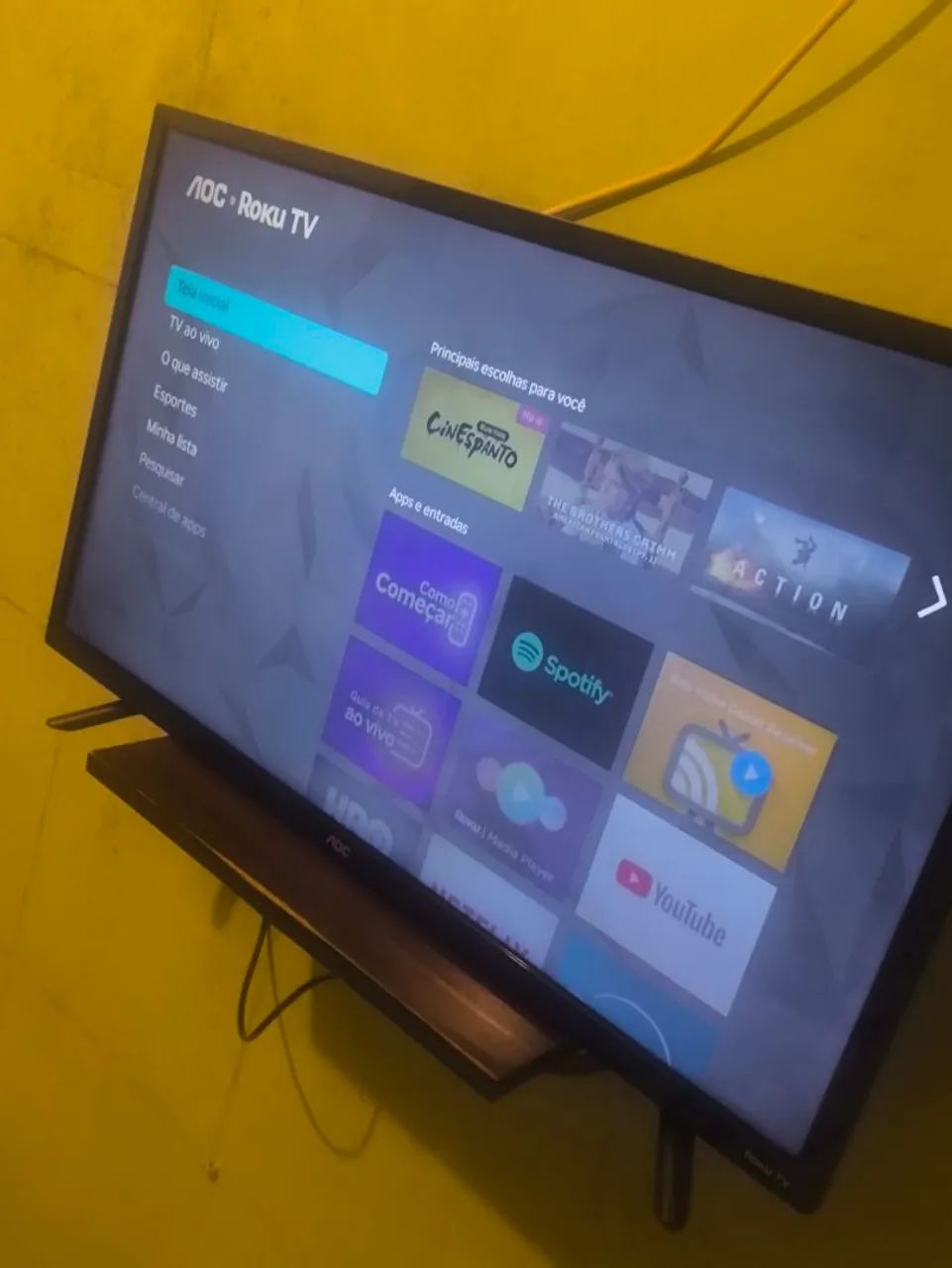 Televisão Roku 