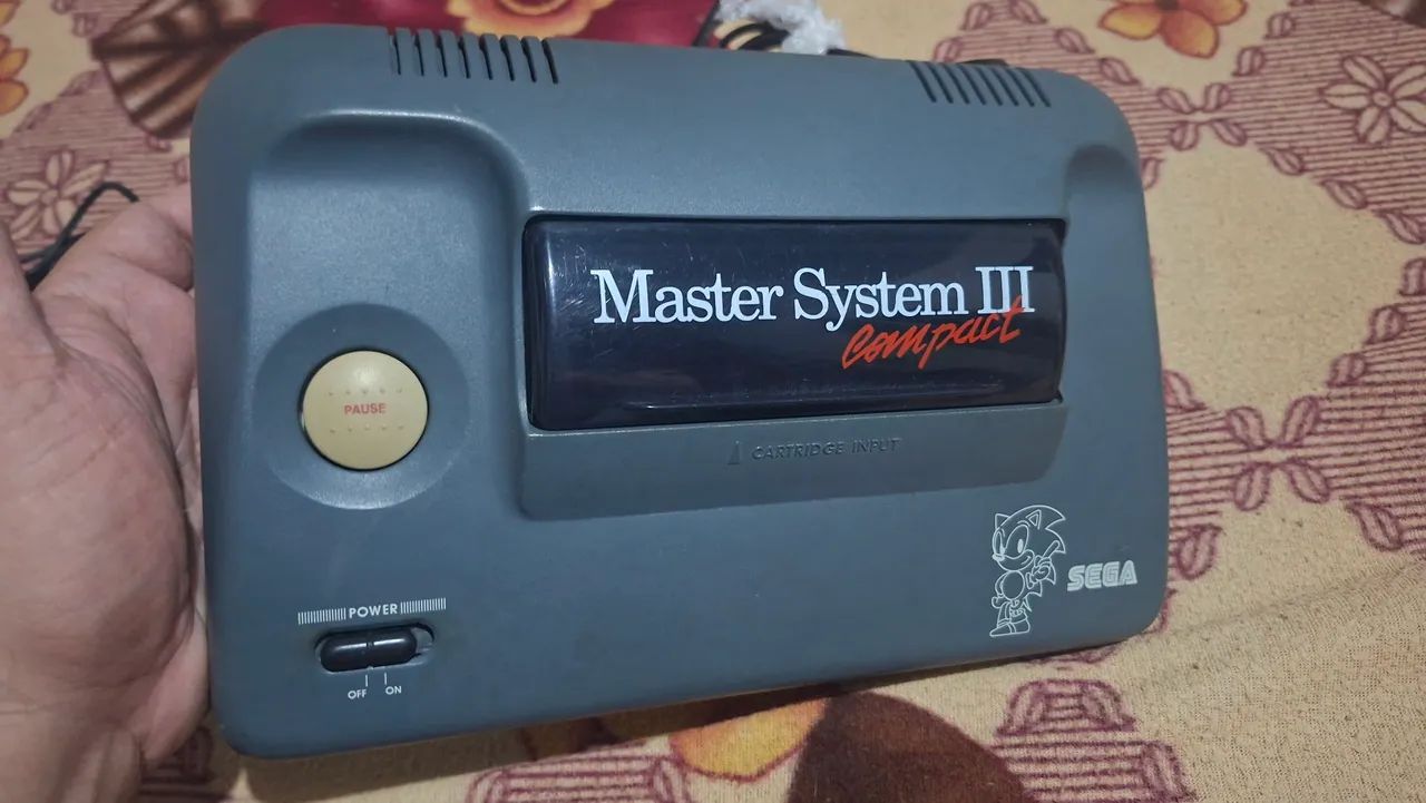 Master System 3 Compact Pega Cartucho Funcionando  - Foto 2