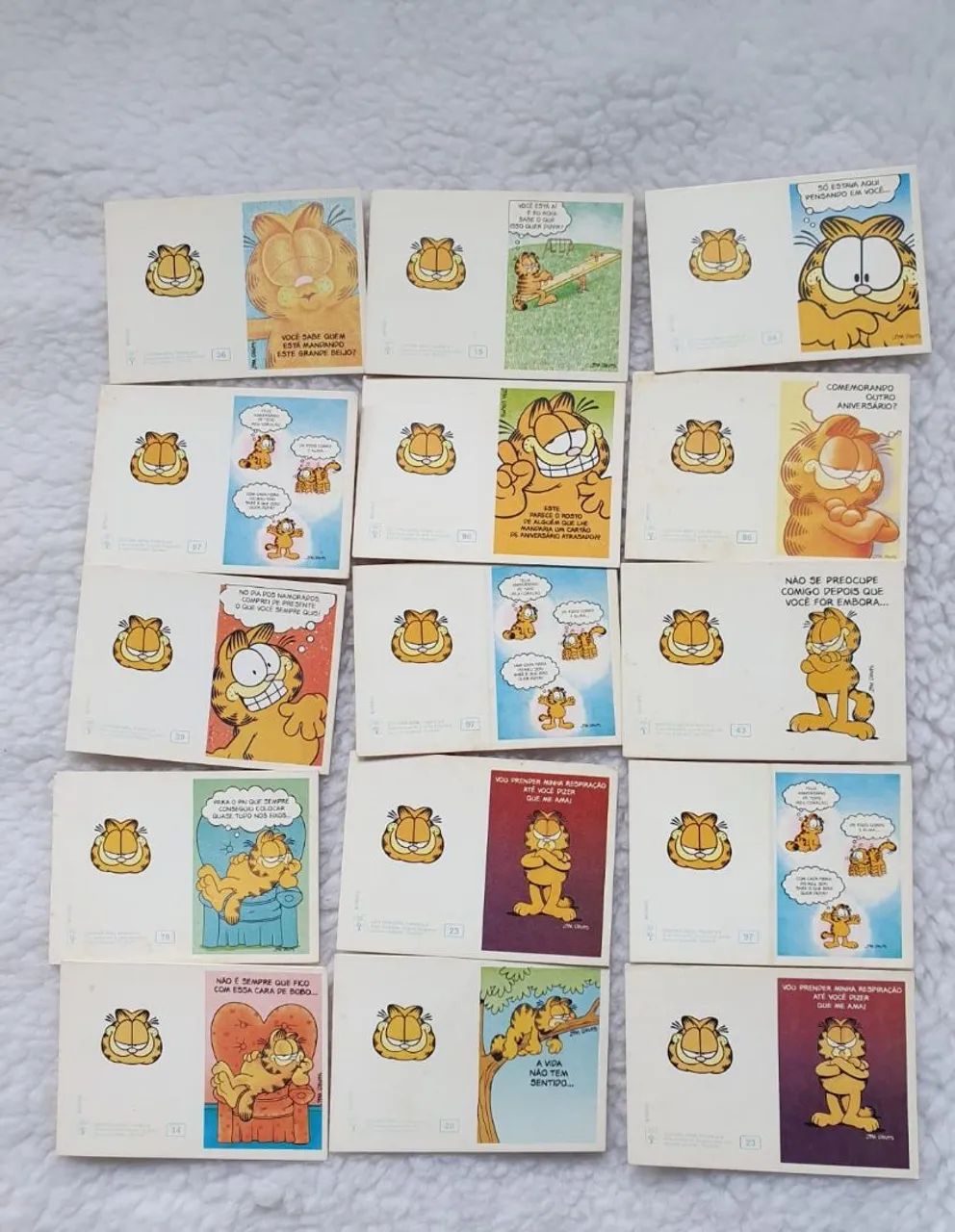 32 cartões antigos do Garfield - Foto 3