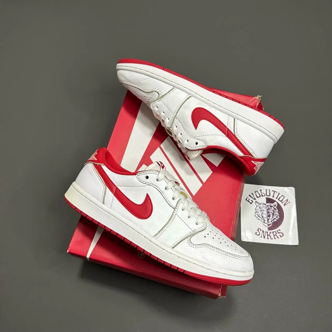 Air Jordan 1 Low OG White Red