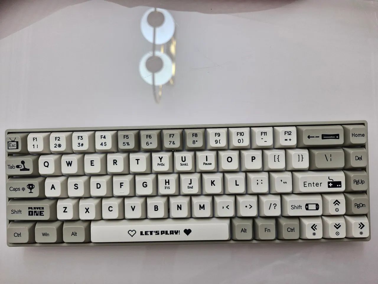 Teclado Ajazz Ak680 bege - Foto 2