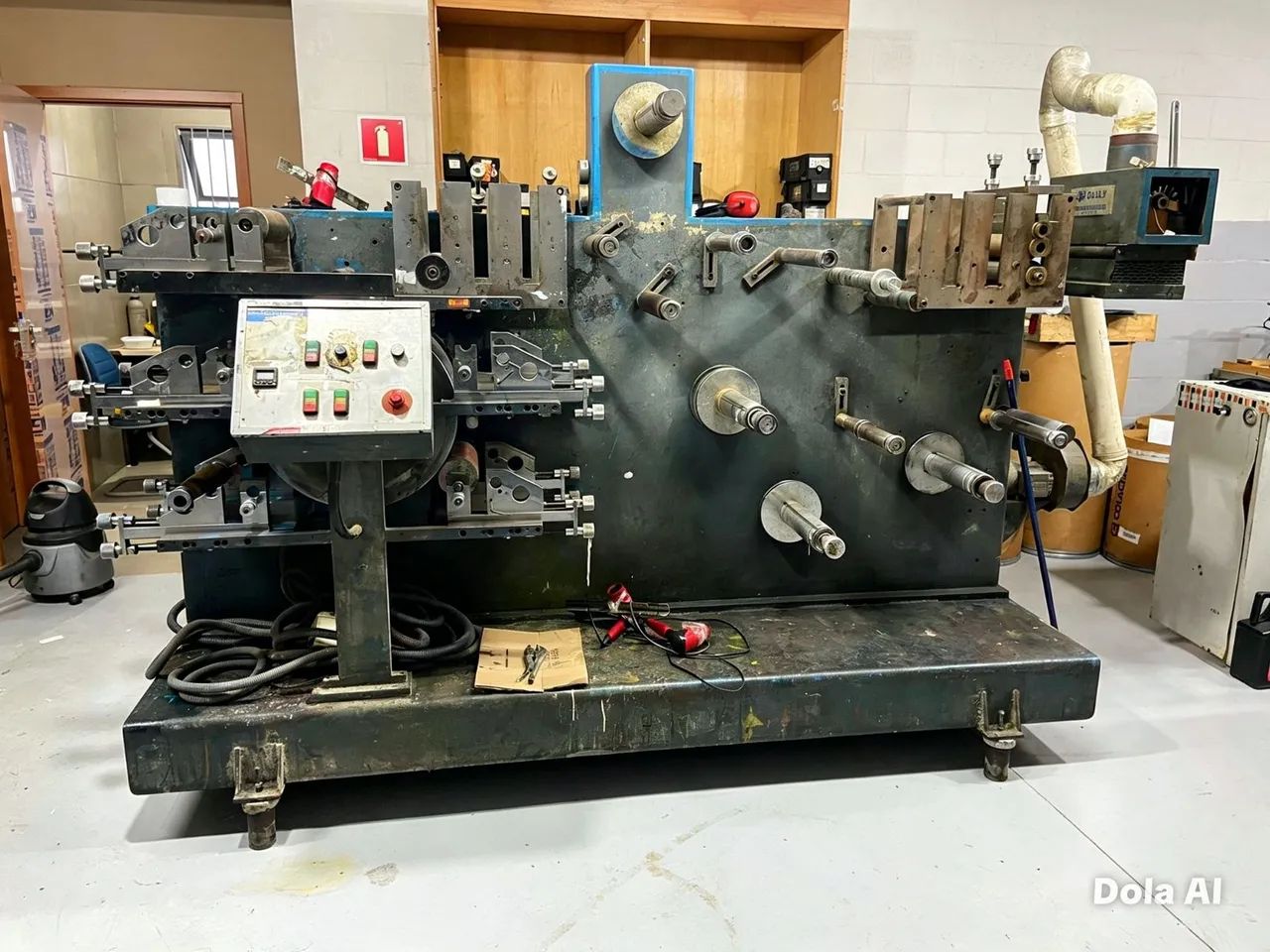 Impressora flexográfica 4 cores 250mm
