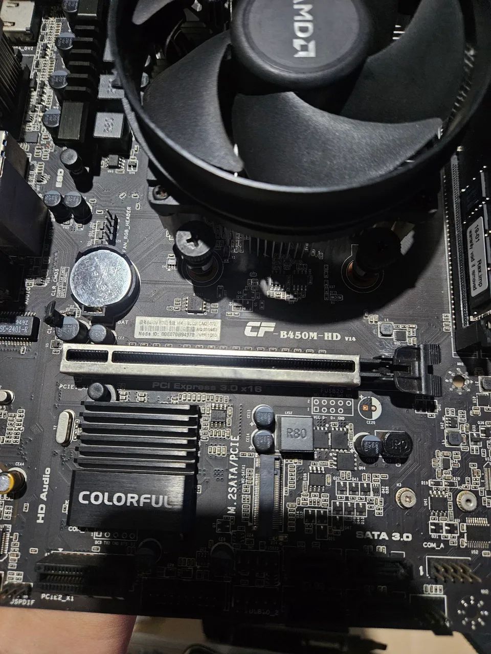 Kit placa mãe Ryzen 16gb RAM - Foto 3