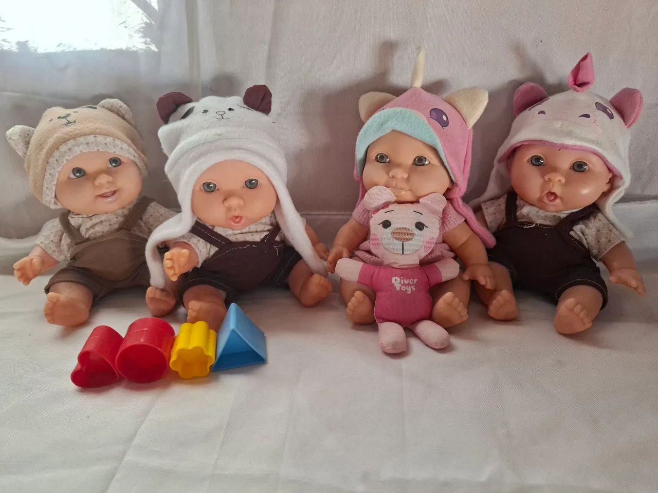 Kit Bonecas Bebê Expressões no Precinho 