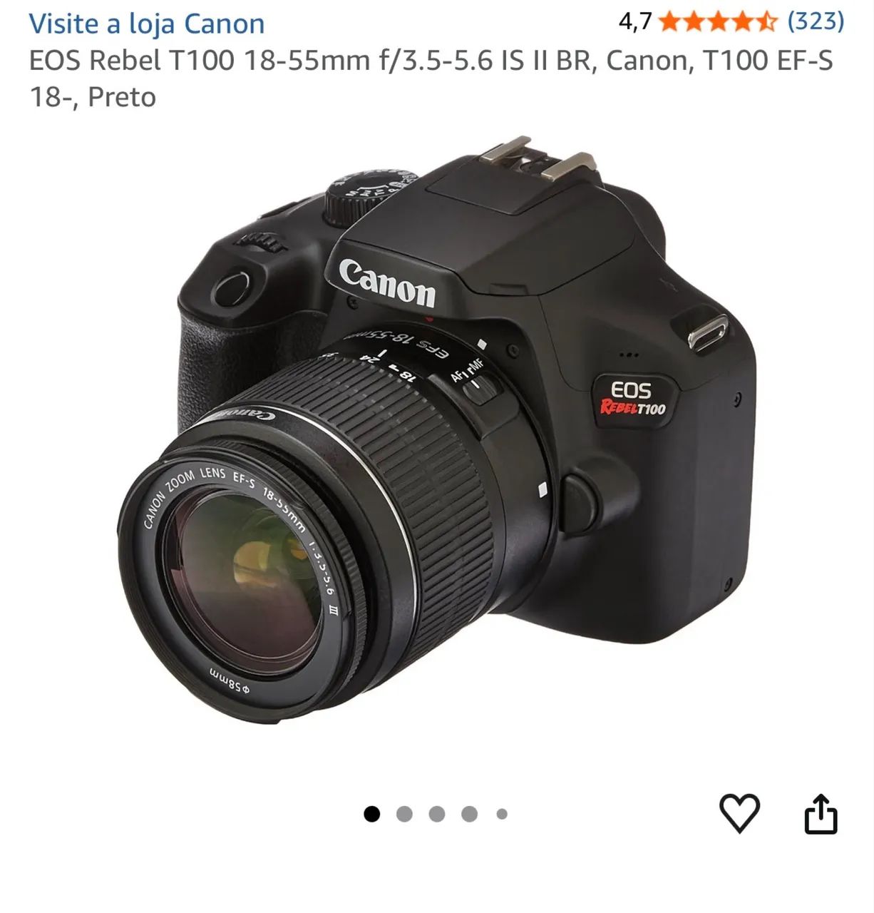 Câmera Canon