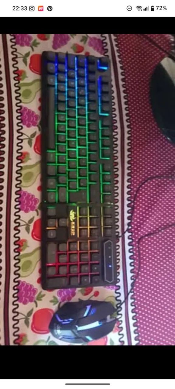 Vendo teclado mais mouse