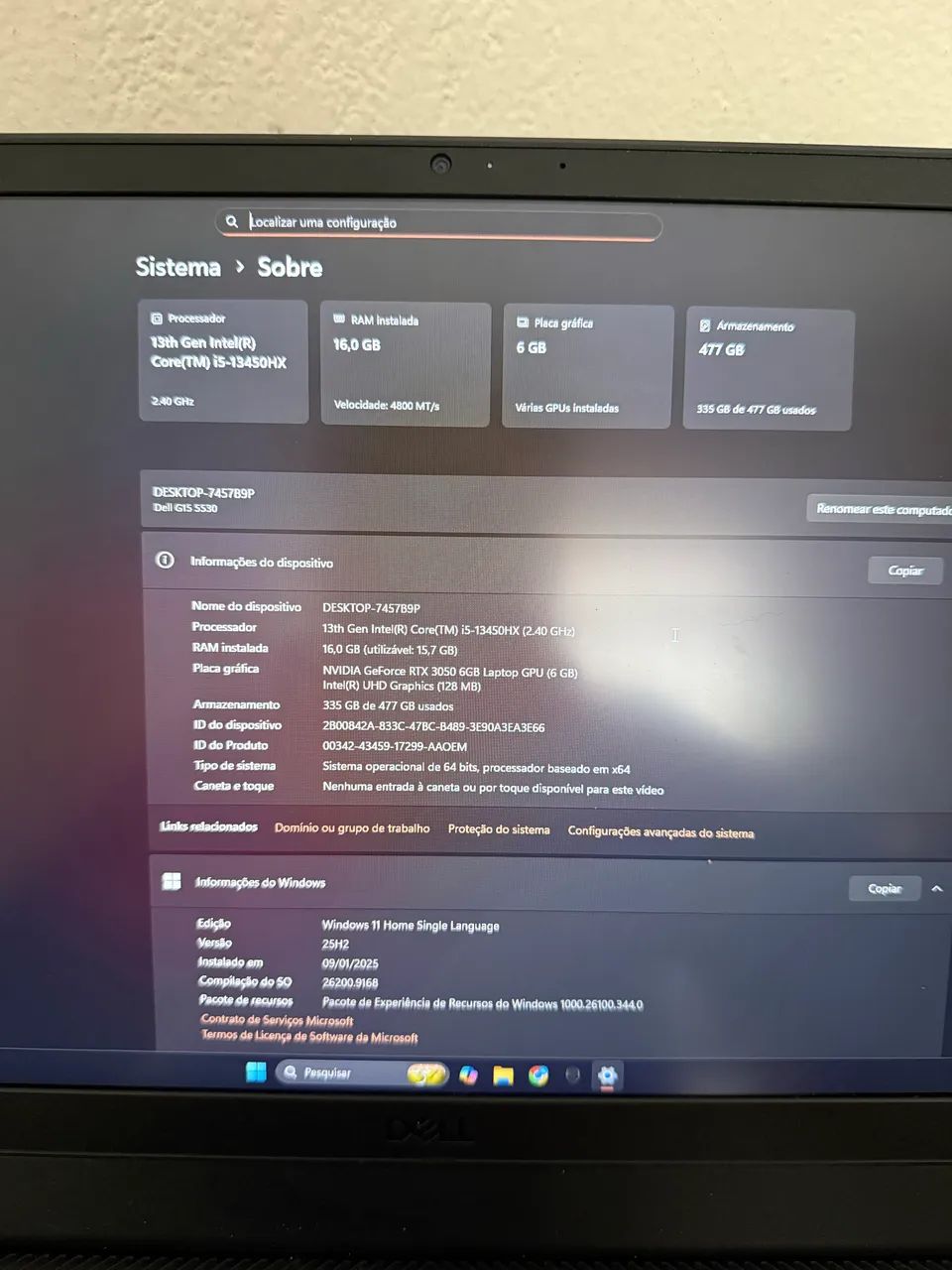 Notebook Dell G15 - Foto 2