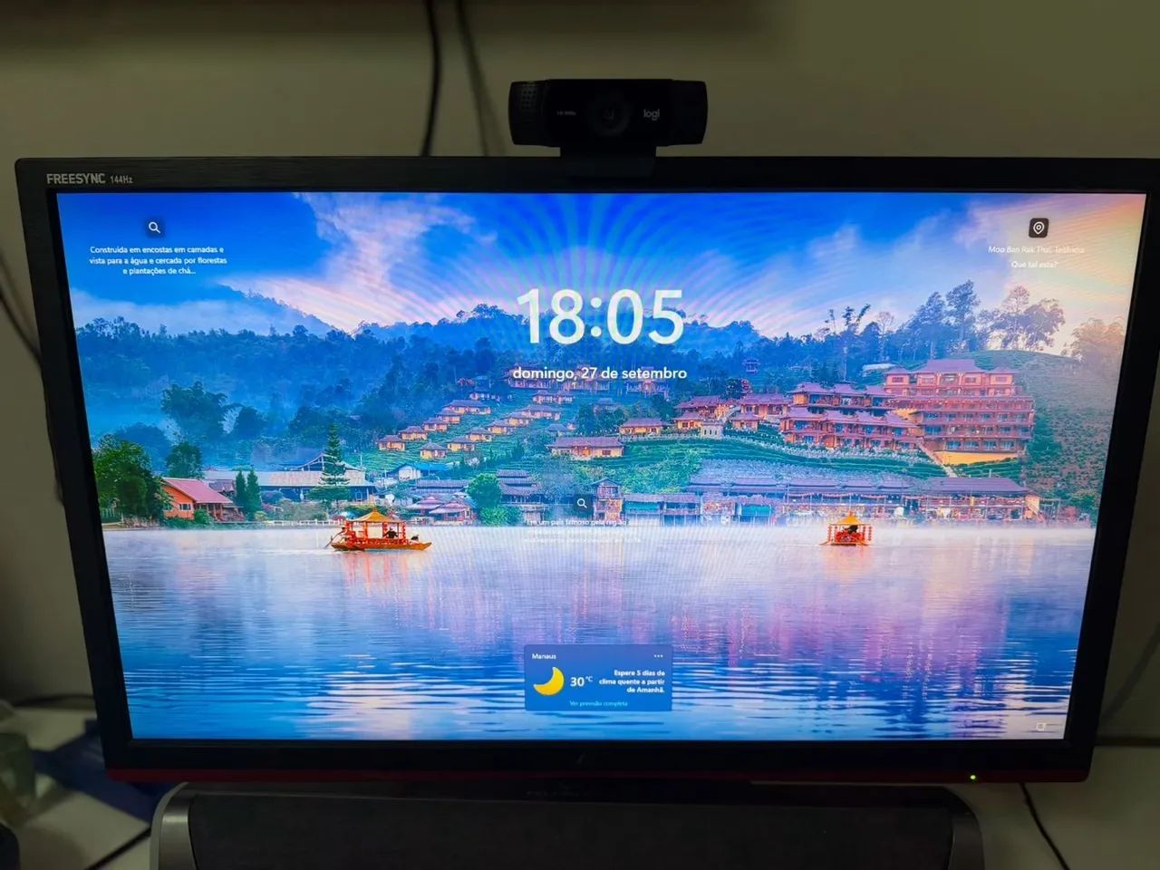 VENDO MONITOR AOC GAMER G2460 PF 25 polegadas - Foto 2