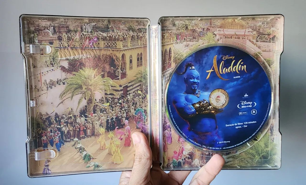 Blu-ray Steelbook Alladin 2019 - Foto 4