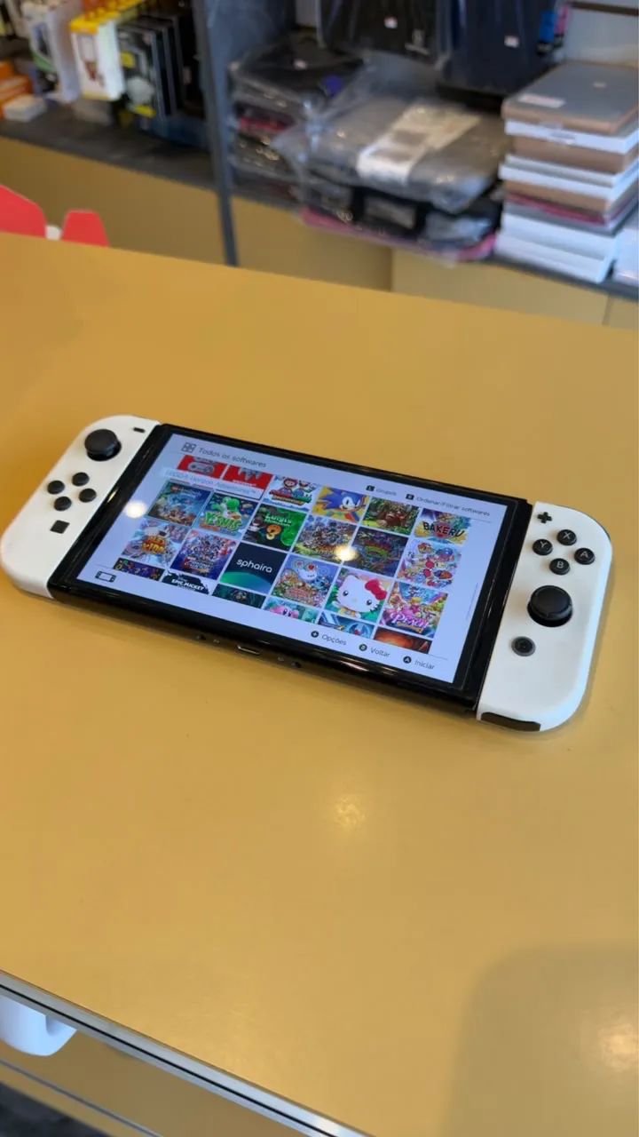 Nintendo Switch Oled 512gb desbloqueado 