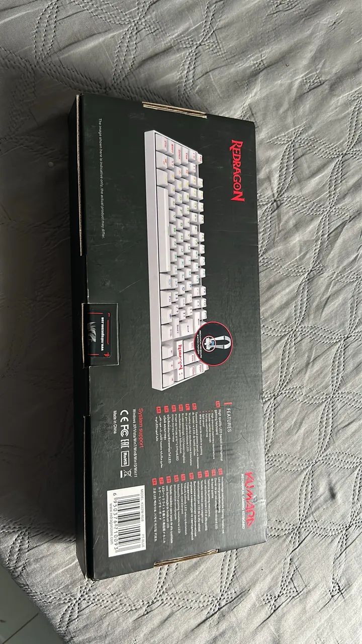 VENDO TECLADO REDRAGON KUMARA