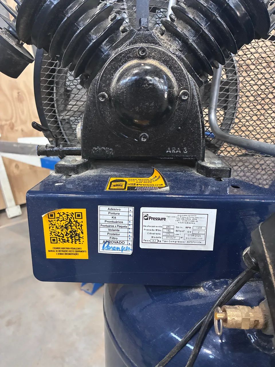 Compressor Pressure Vertical 220v - Foto 2