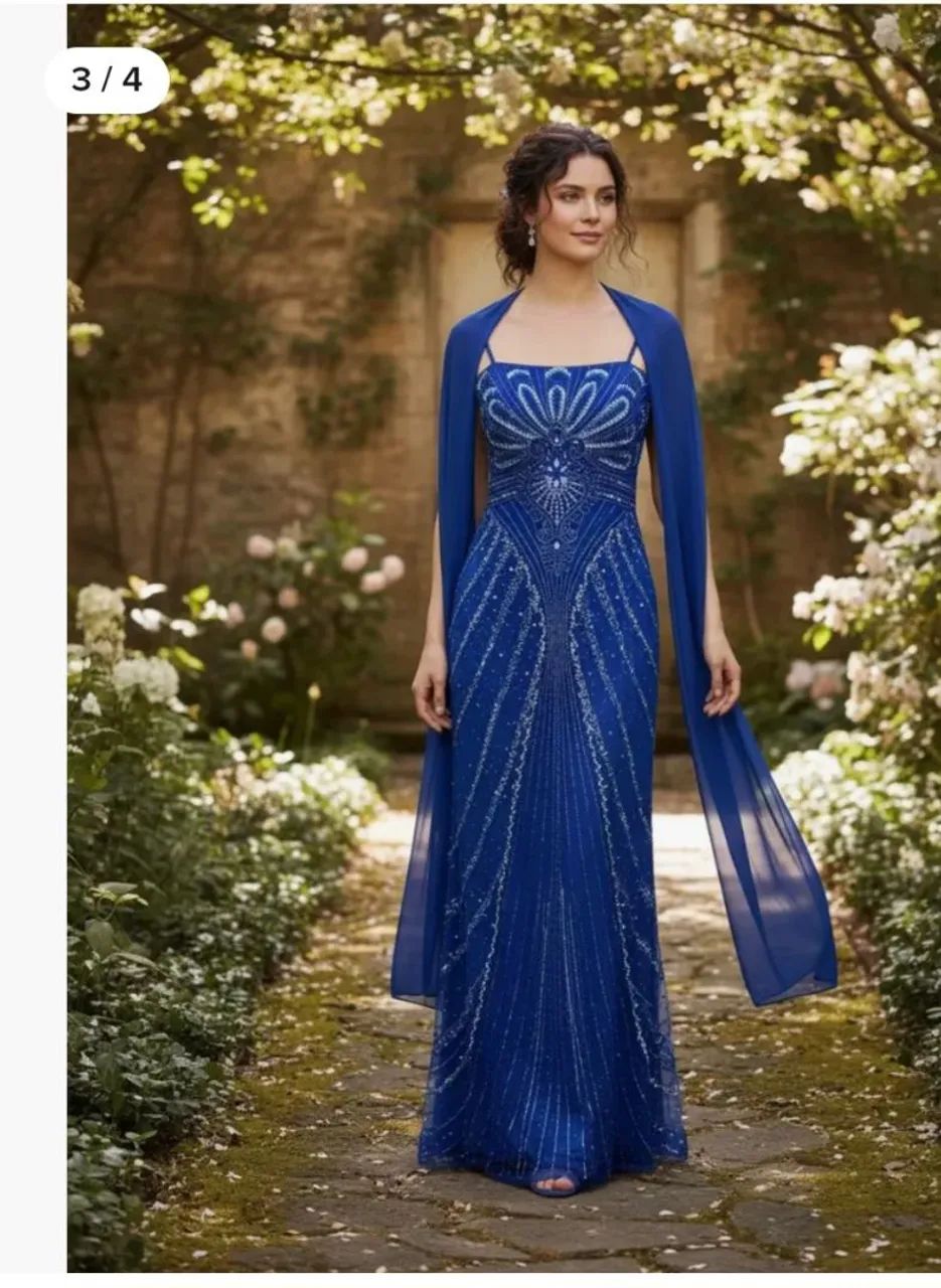 Vestido azul royal lindissimo  - Foto 3