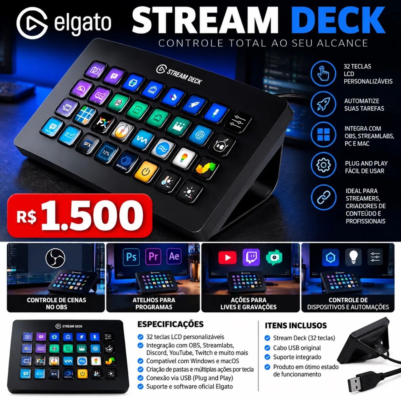 Stream deck
