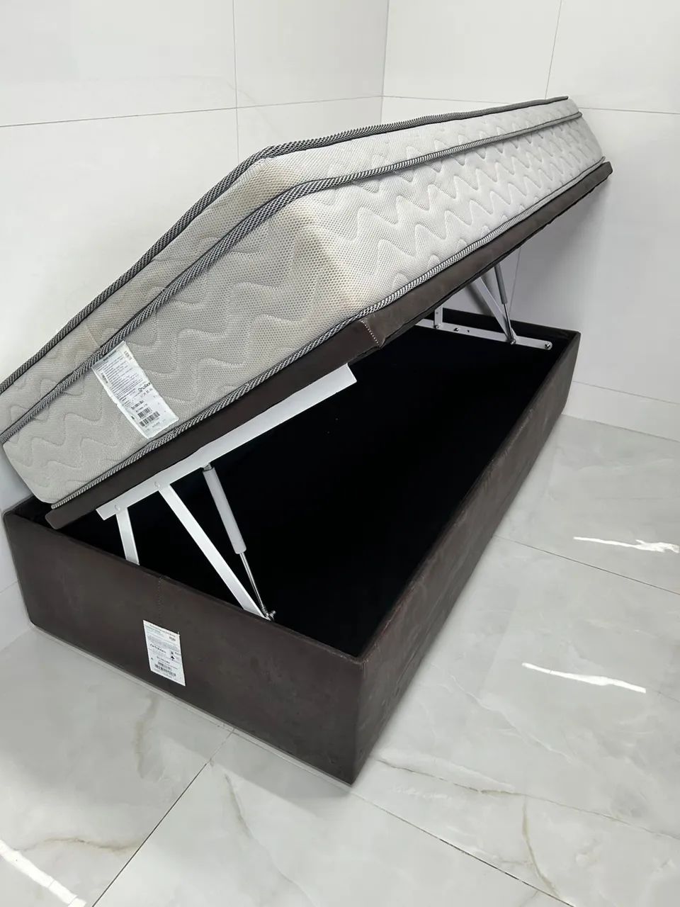 Cama baú solteiro