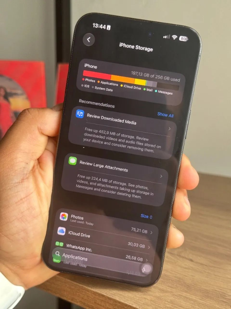 iPhone 15 Pro Max 256GB - Titânio Azul - Foto 4