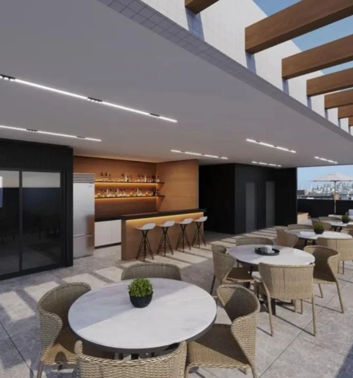 Apartamento moderno a 200m da praia, com 2 quartos, lazer completo e rooftop com piscina e - Foto 5