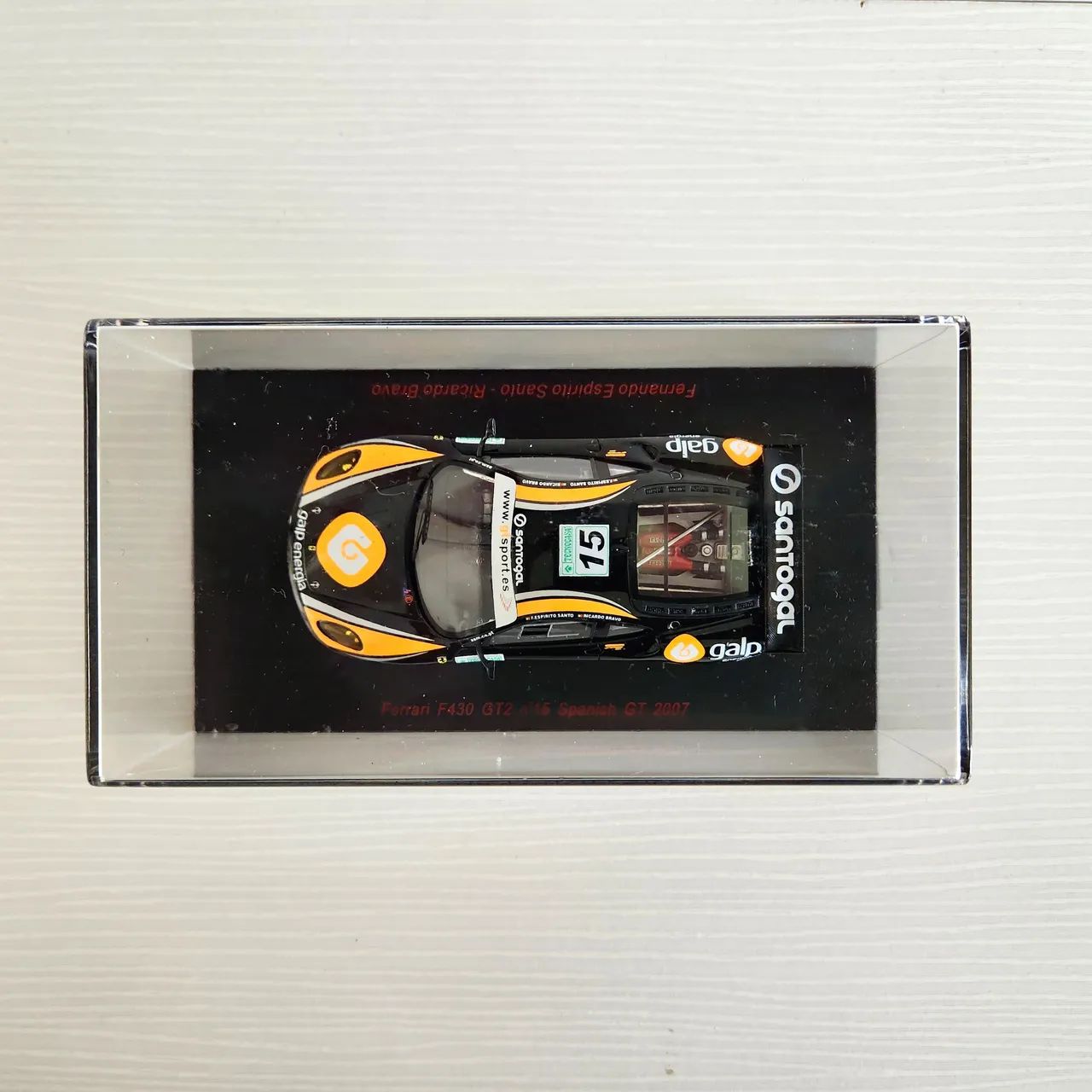 Ferrari F430 GT2 Spanish GT 2007 Galp - Red Line 1:43 - Foto 3