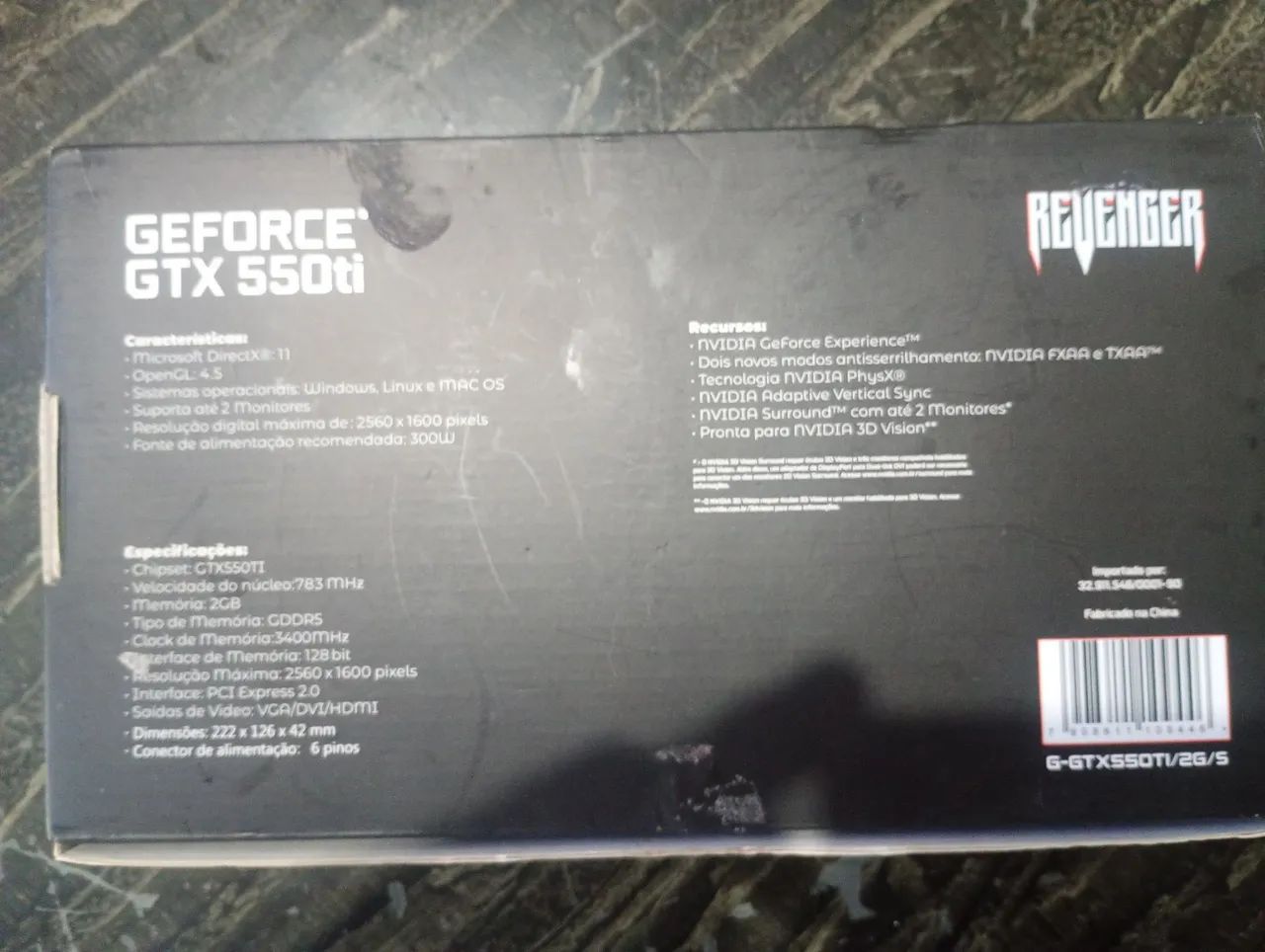 GTX 550 TI 2 GB  - Funcionando - Placa de vídeo  - Foto 2