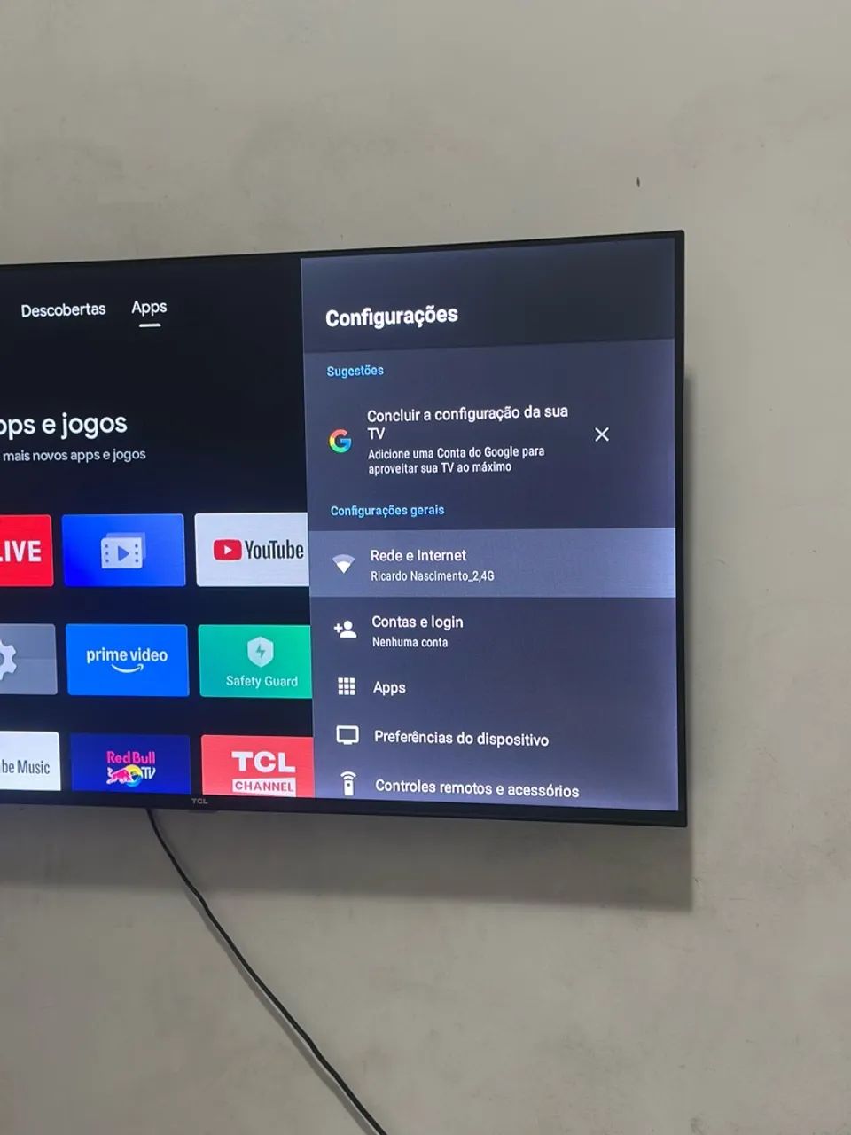 Televisão TCL - 40 Polegadas - Semi nova  - Foto 3