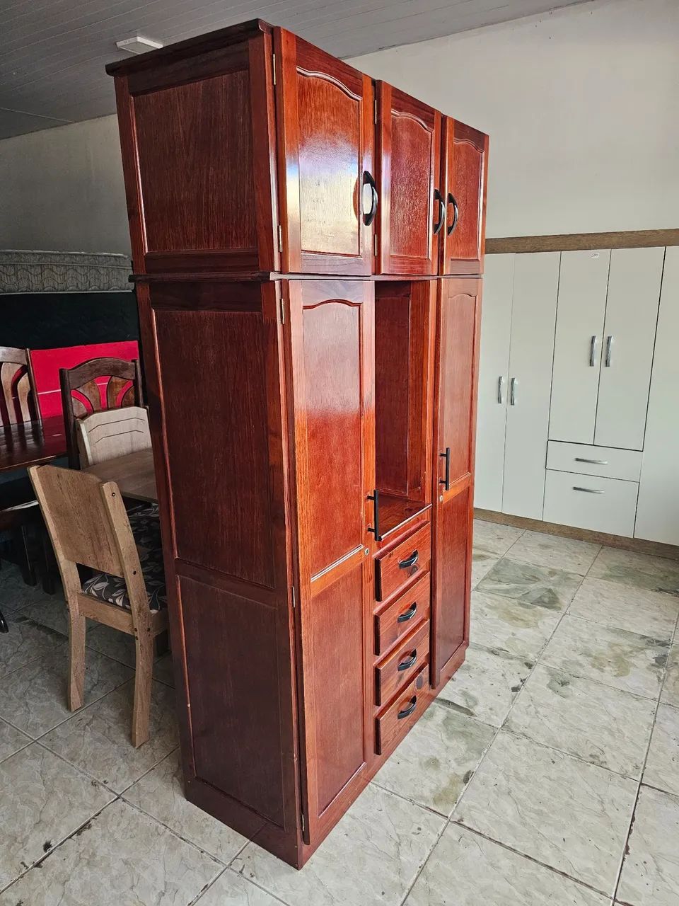 Guarda roupa usado de pinho  - Foto 3