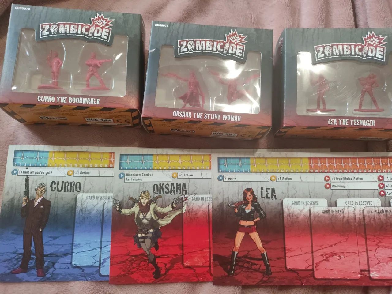 Expansão Zombicide (Curro, Oksana e Lea)