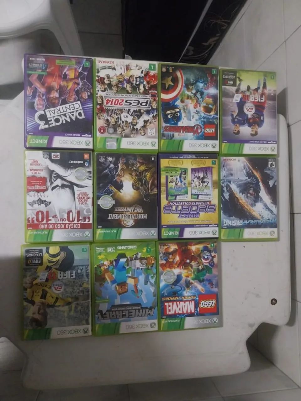 03 Kinect Xbox 360 +10 jogos xbox  - Foto 5