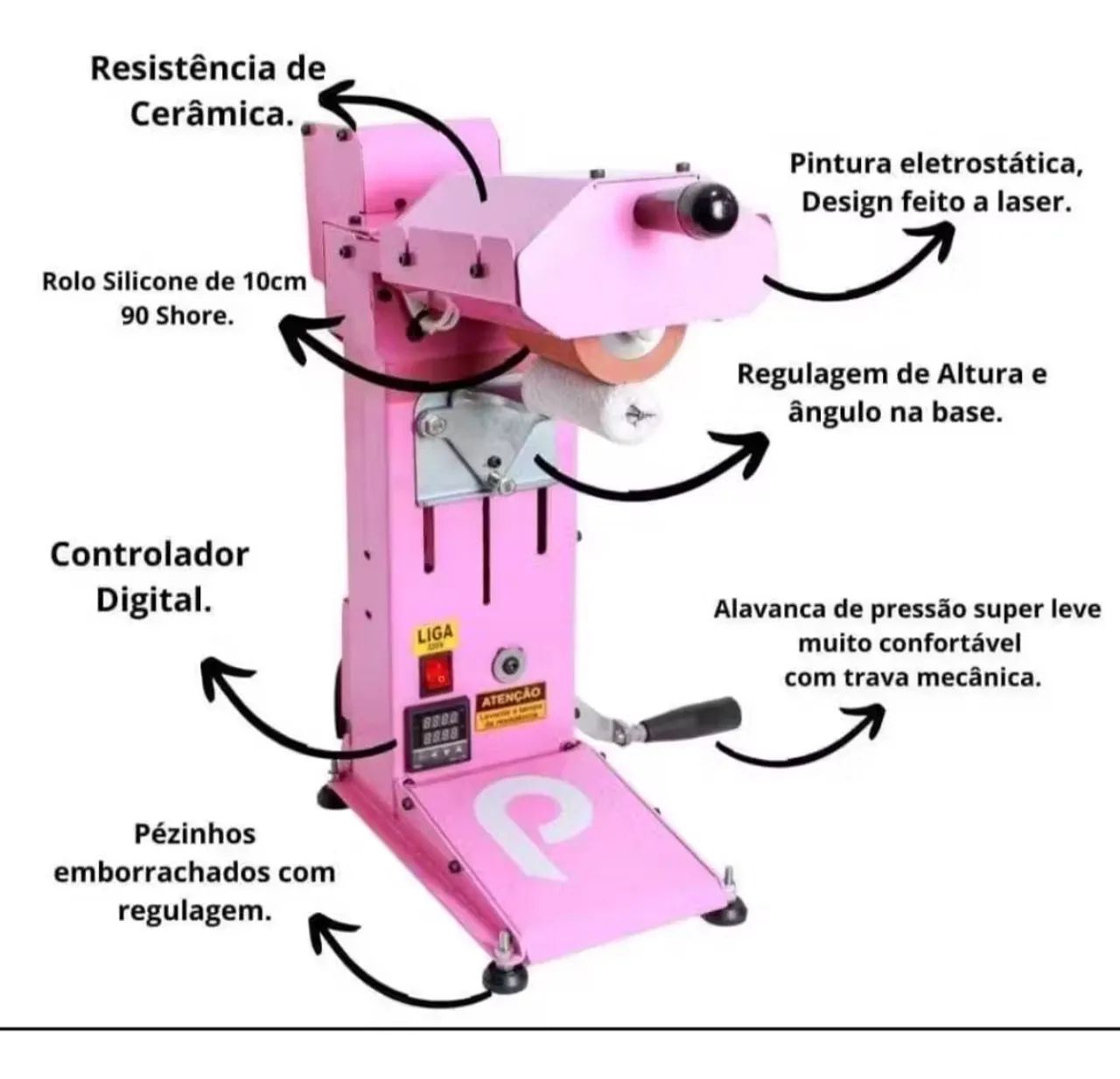 Transfer Laser Popstamp Giro 360, 110v - Foto 4