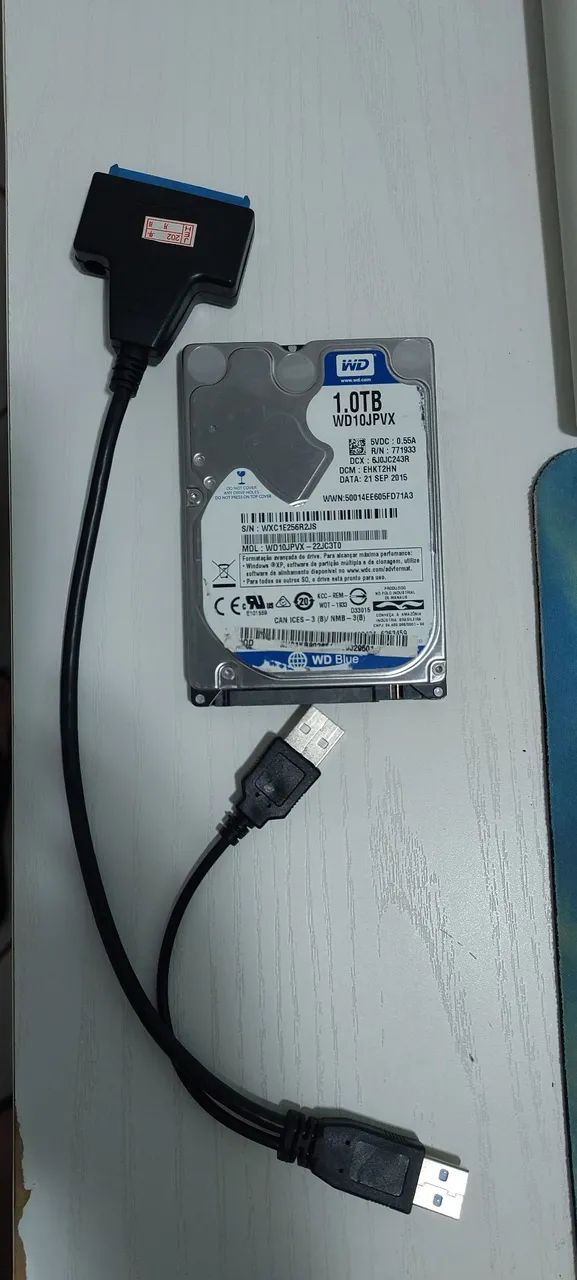 HD 1tb sata 2,5 (interno ou externo) - Foto 4
